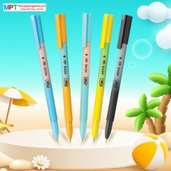 Bút gel Flair Move Gel ngòi 0.5mm - công nghệ mực mới, màu sắc rực rỡ, có thể thay ruột