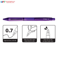 Bút chì kim Campus Young And Fresh 0.7mm chống gãy ngòi chất lượng Nhật Bản PC-YOF-0.7