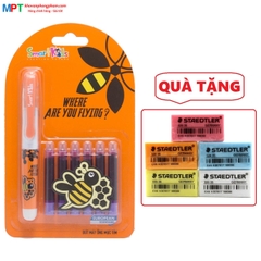 Bút máy Smartkids SK-CFP001 kèm 6 ống mực tím (Tặng 1 tẩy chì STAEDTLER)