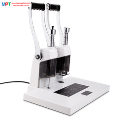 Máy khoan đóng chứng từ Deli 3877A màu trắng