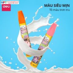 Bút sáp màu dầu 18 màu Deli 6962 (Sáp dầu)