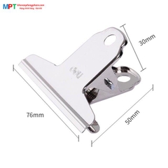 Vỉ 4 Kẹp inox Deli 9533 kích thước 76mm