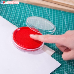 Khay mực dấu Deli 9863 - KT: 84x84x25 mm