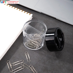 Hộp đựng ghim Deli 9881 φ58*75MM