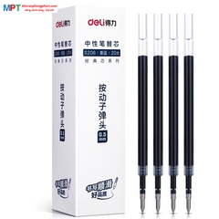 [MUA 10 TẶNG 1] Ruột bút gel Deli S206 nét 0.5mm dùng thay thế cho bút bi nước A575/A057