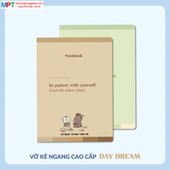 Vở kẻ ngang Hải Tiến 200 trang DAY DREAM 9134 - Định lượng 70gsm - Giấy vàng chống lóa - MUA 5 TẶNG 1 BÚT BI