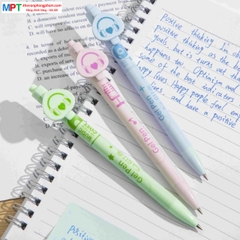 [MUA 10 TẶNG BÚT CHÌ] Bút gel Deli G17-BL ngòi 0.5mm - Mực xanh vỏ nhiều màu