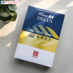 Giấy in A4 Hồng Hà Delus 4960 - định lượng 70gsm, không gây kẹt giấy