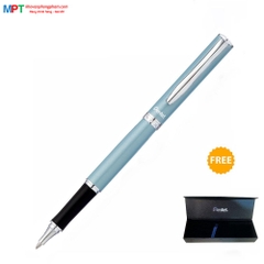 [CHÍNH HÃNG - Do GOLDEN PEN NK] Bút ký cao cấp Pentel K611S-C nét 0.7mm thân bút màu xanh da trời - Mực xanh (Thiết kế nắp đậy)