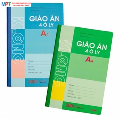 Sổ giáo án 4 ôly 200 trang Klong 314 (T4)