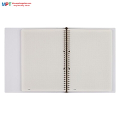 Sổ còng Klong sắt A4 80 tờ Caro 30 lỗ chấu 540 (Binder File Caro)