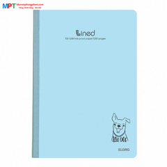 Vở kẻ ngang Klong chấm, may dán gáy 200 trang mã 842 - Định lượng 100gsm - Kích thước 175x250mm