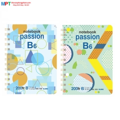 Sổ lò xo Klong kép dọc khổ B6 200 trang 938 - Định lượng 70gsm - Kích thước 125x175mm