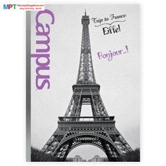 Vở kẻ ngang Campus Landscape 200 trang - Mua 5 quyển tặng 01 bút bi