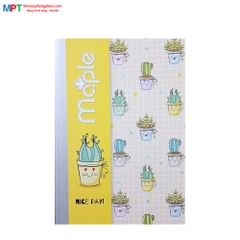 Sổ bìa bồi may gáy Maple 200 trang NBB.A4PLA200
