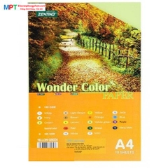 Bìa Ganh Zentino A4 10 Tờ ĐL180gsm - Màu YELLOW