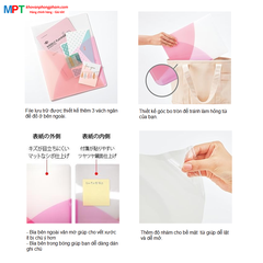 File lá 10 Plus Pasty - Thiết kế thêm ngăn đựng đồ ở bên ngoài