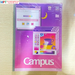 [MẪU MỚI 2022] Vở Campus PC OLD 80 trang kẻ ngang có chấm - Mua 10 quyển tặng 1 bút bi