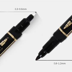 [CHÍNH HÃNG] Bút dạ dầu 2 đầu Pentel N75W