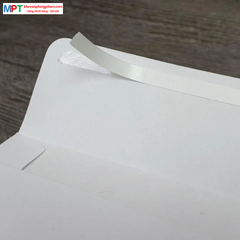 Tập 100 Phong bì trắng A6 CÓ BĂNG DÍNH 2 MẶT - Kích thước 12x22cm - ĐL 120gsm