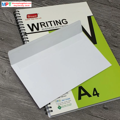 Tập 100 Phong bì trắng A5 CÓ BĂNG DÍNH 2 MẶT - Kích thước 16x23cm - ĐL 120gsm