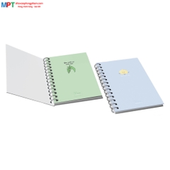 Sổ lò xo bìa nhựa cao cấp VIVA khổ A6 Hải Tiến 200 trang 6539 (KT: 100x150mm) - Kẻ Caro 5x5mm