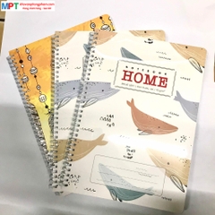 Sổ lò xo Hải Tiến bìa bồi cao cấp Home A4 200 trang 6331