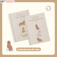 Sổ bìa bồi TADA 6 - 200 trang 8717 - Kích thước 150 x 210mm - Định lượng 80gsm, dòng kẻ ngang