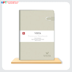 Sổ bìa da cao cấp VISTA 5 khuy bấm nam châm 200 trang 8441 - Kích thước: 135x195mm