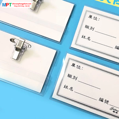 Hộp 50 Thẻ cài kim băng Sakura, Telun - Loại dày, KT 5.5x9cm