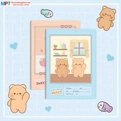 Vở 4 ô ly Sweet 48 trang Hải Tiến 1848 - Định lượng 100gsm - Mua 10 tặng 1 bút chì