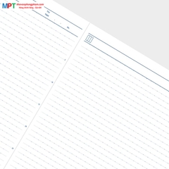 Vở A4 Campus Dreamy 200 trang - dòng kẻ ngang có chấm