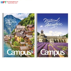 Vở kẻ ngang có chấm Campus Adventure 200 trang - Mua 5 quyển tặng 01 bút bi
