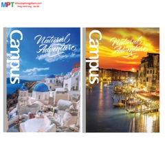 Vở kẻ ngang có chấm Campus Adventure 80 trang - Mua 10 quyển tặng 01 bút bi