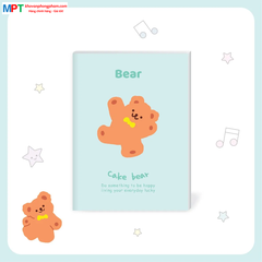 Vở kẻ ngang Bear 120 trang Hải Tiến 4276 - Định lượng 70gsm - Mua 10 tặng 1 bút bi (Kích thước 190 x 260 mm)