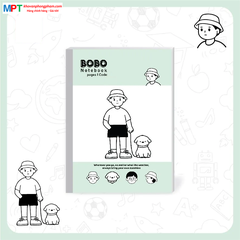 Vở kẻ ngang Haplus 80 trang BOBO 6881 - Giấy định lượng 60gsm - Mua 10 quyển tặng 1 bút bi