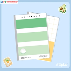 Vở kẻ ngang có chấm Haplus 200 trang COLOUR 6478 - Định lượng 70gsm - Mua 10 quyển tặng 1 bút bi