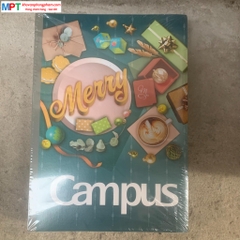 [MẪU MỚI 2023] Vở kẻ ngang Campus Gift 2 200 trang - Mua 5 quyển tặng bút bi hoặc túi Clear
