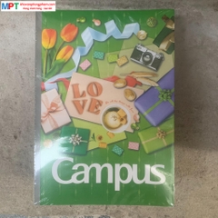 [MẪU MỚI 2023] Vở kẻ ngang Campus Gift 2 80 trang - Mua 10 quyển tặng bút bi hoặc túi Clear