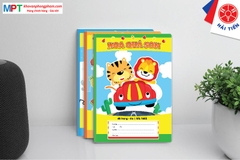 Vở 4 Ô ly Hải Tiến 48 Trang 1602 Hoa Quả Sơn 6 Sao - Giấy định lượng 100gsm - Mua 10 quyển tặng 01 bút chì