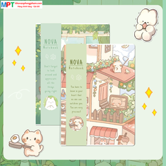 Vở kẻ ngang Hải Tiến 120 trang NOVA 3293 - Định lượng 70gsm - Mua 10 quyển tặng 1 bút bi