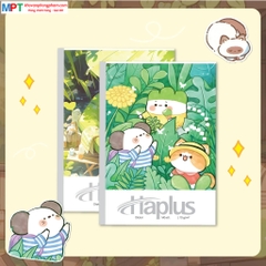 Vở kẻ ngang Haplus 200 trang OLALA 6874 - Giấy định lượng 70gsm - Mua 3 quyển tặng 1 bút bi