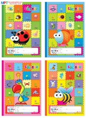Vở 4 ô ly Hải Tiến 48 trang Sắc màu 1657 - Định lượng 100gsm - Mua 10 quyển tặng bút chì cao cấp