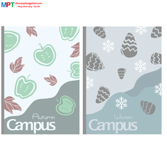 Vở kẻ ngang Campus Four Seasons 2 120 trang - Mua 10 quyển tặng 01 Bút bi