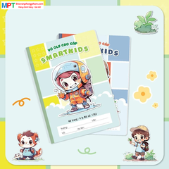 Vở 4 ô ly Hải Tiến 48 trang SMART KIDS 1763 - Giấy chống lóa, ĐL 100gsm - Mua từ 160 quyển chiết khấu 5%
