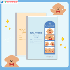 Vở kẻ ngang Haplus 120 trang Souvenir 5754 - Định lượng 60gsm - Mua 10 quyển tặng 01 bút bi