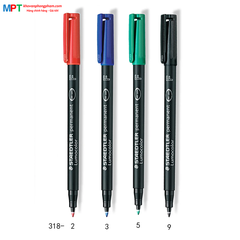 Bút dạ kính STAEDTLER 318 ngòi F 0.6mm - Dùng ghi đĩa CD, hoặc trên các bề mặt như gỗ, nhựa, thủy tinh, kim loại…