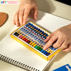 Bút sáp màu 18 màu Super Wings Deli EC21010