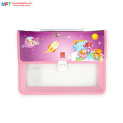 Cặp học thêm 2 ngăn Hồng Hà 3860