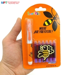 Bút máy Smartkids SK-CFP001 kèm 6 ống mực tím (Tặng 1 tẩy chì STAEDTLER)